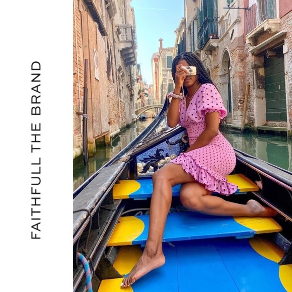 Faithfull the Brand Dresses & Skirts - Faithfull the Brand Sylvie Smocked Mini Dress